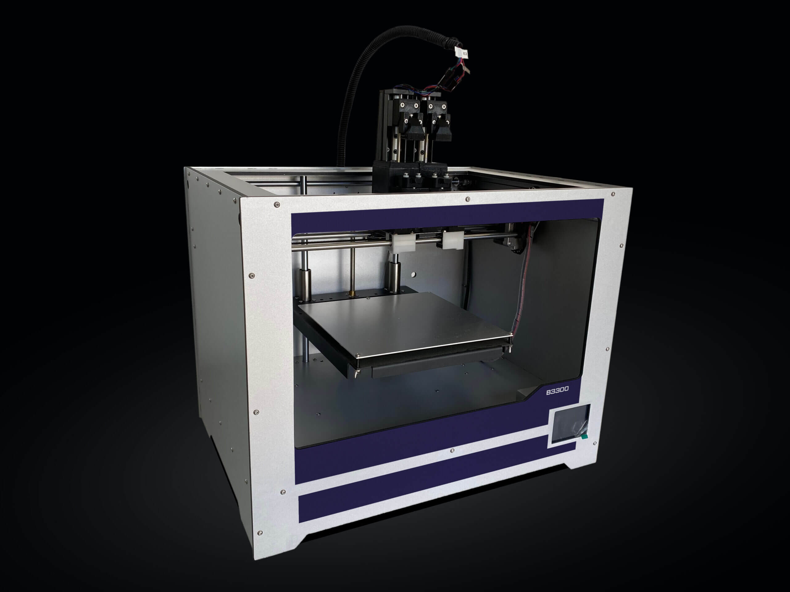 Imprimante 3D double extrudeuse Construction 300mm* 250mm*200 mm